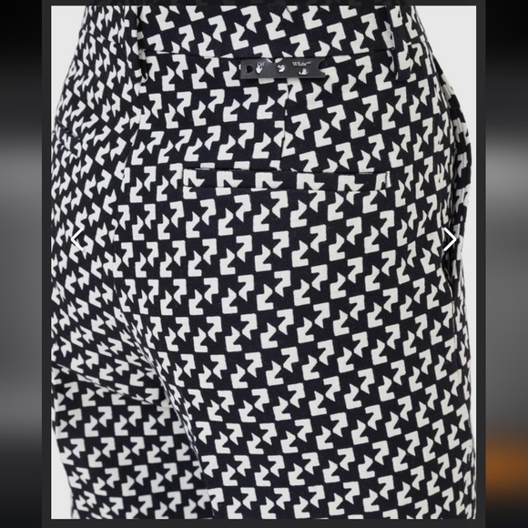 Off-White Formal Bermuda Shorts In Pop- Pattern Size 4 NWT - Picture 4 of 14